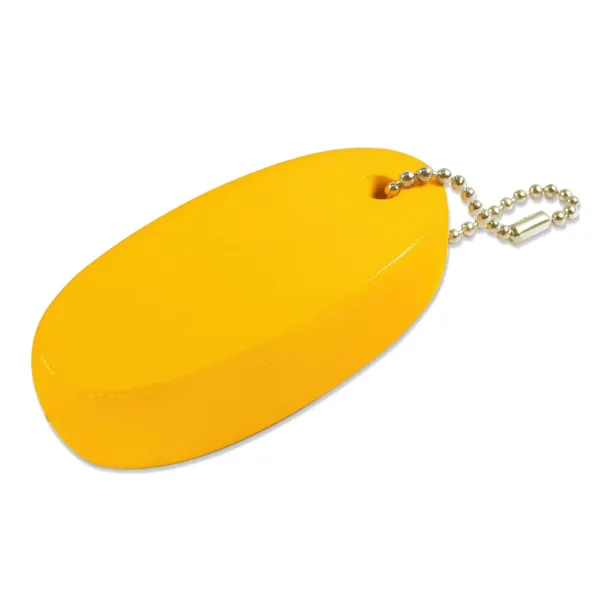 KEY FLOAT   STD YELLOW W/CHAIN